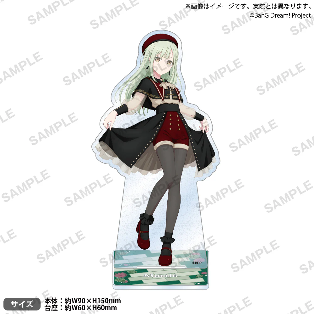 BanG Dream! Ave Mujica Glitter Acrylic Stand "Dawn and Dusk" - Image 3