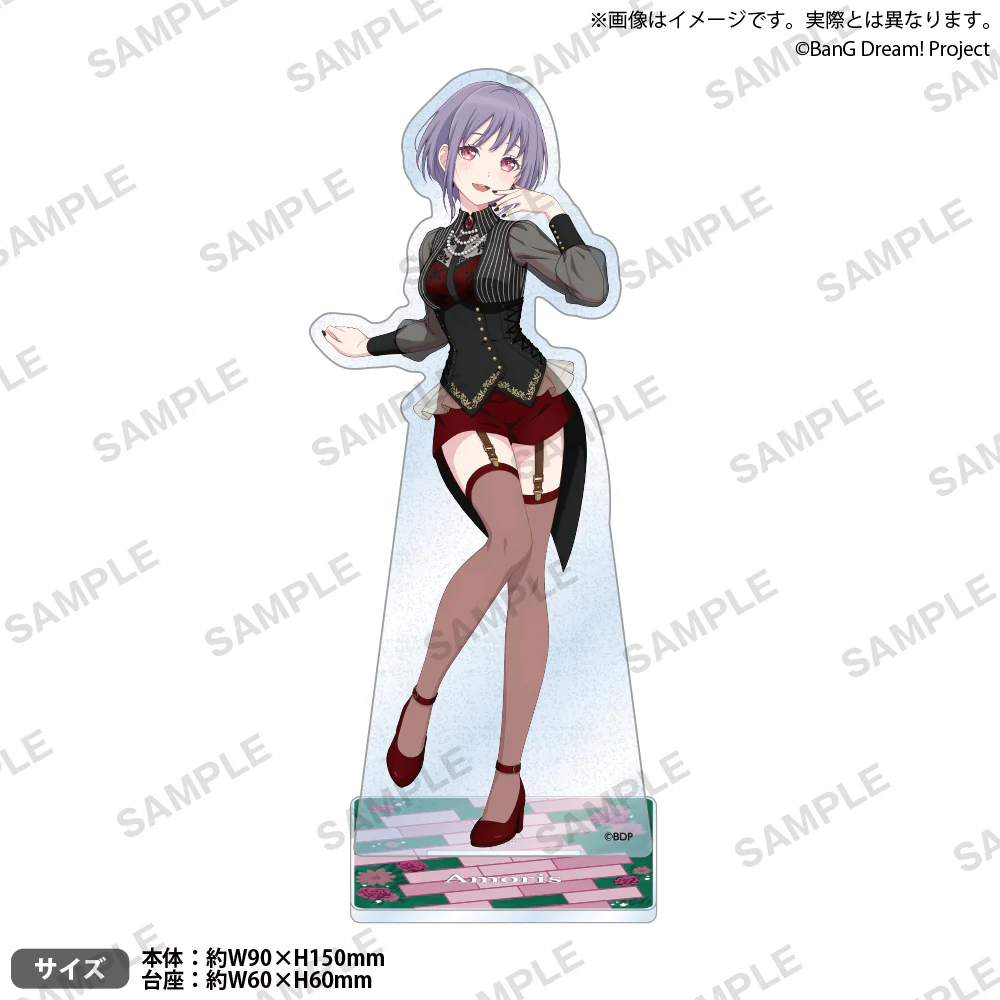 BanG Dream! Ave Mujica Glitter Acrylic Stand "Dawn and Dusk" - Image 5