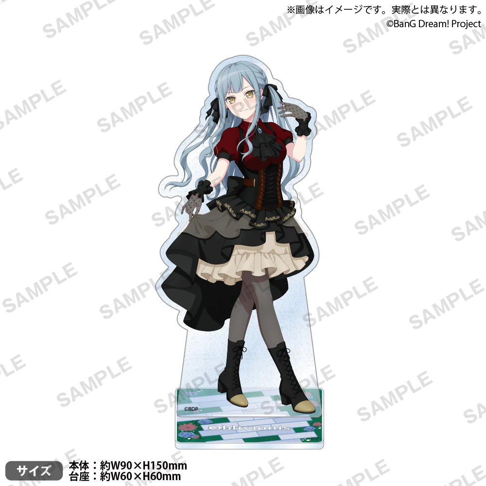 BanG Dream! Ave Mujica Glitter Acrylic Stand "Dawn and Dusk" - Image 6