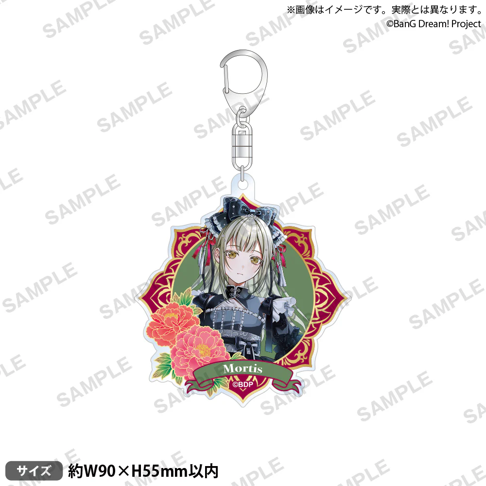 BanG Dream! Ave Mujica Washi-Style Acrylic Key Holder "Fresh and Clear ver." - Image 3