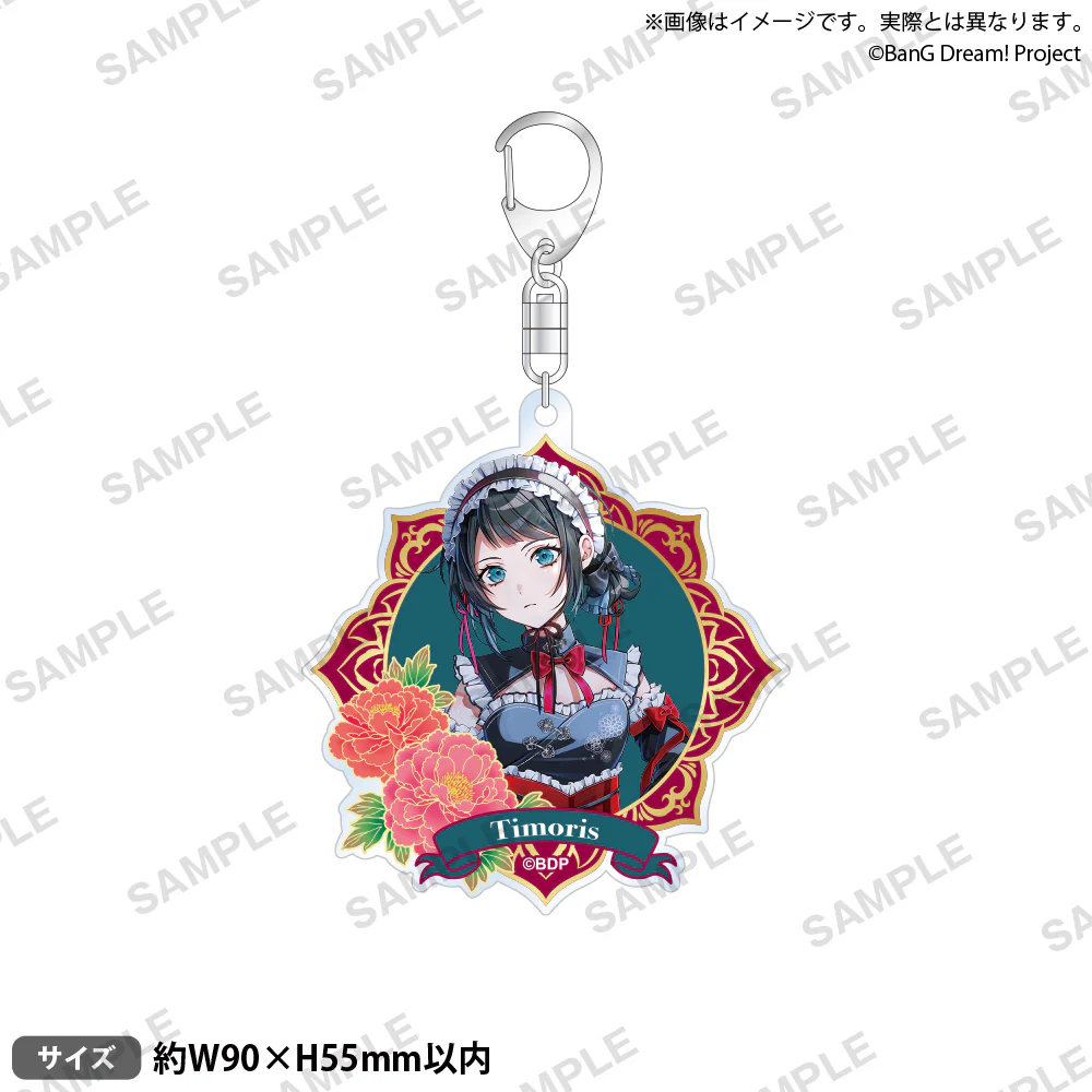 BanG Dream! Ave Mujica Washi-Style Acrylic Key Holder "Fresh and Clear ver." - Image 4