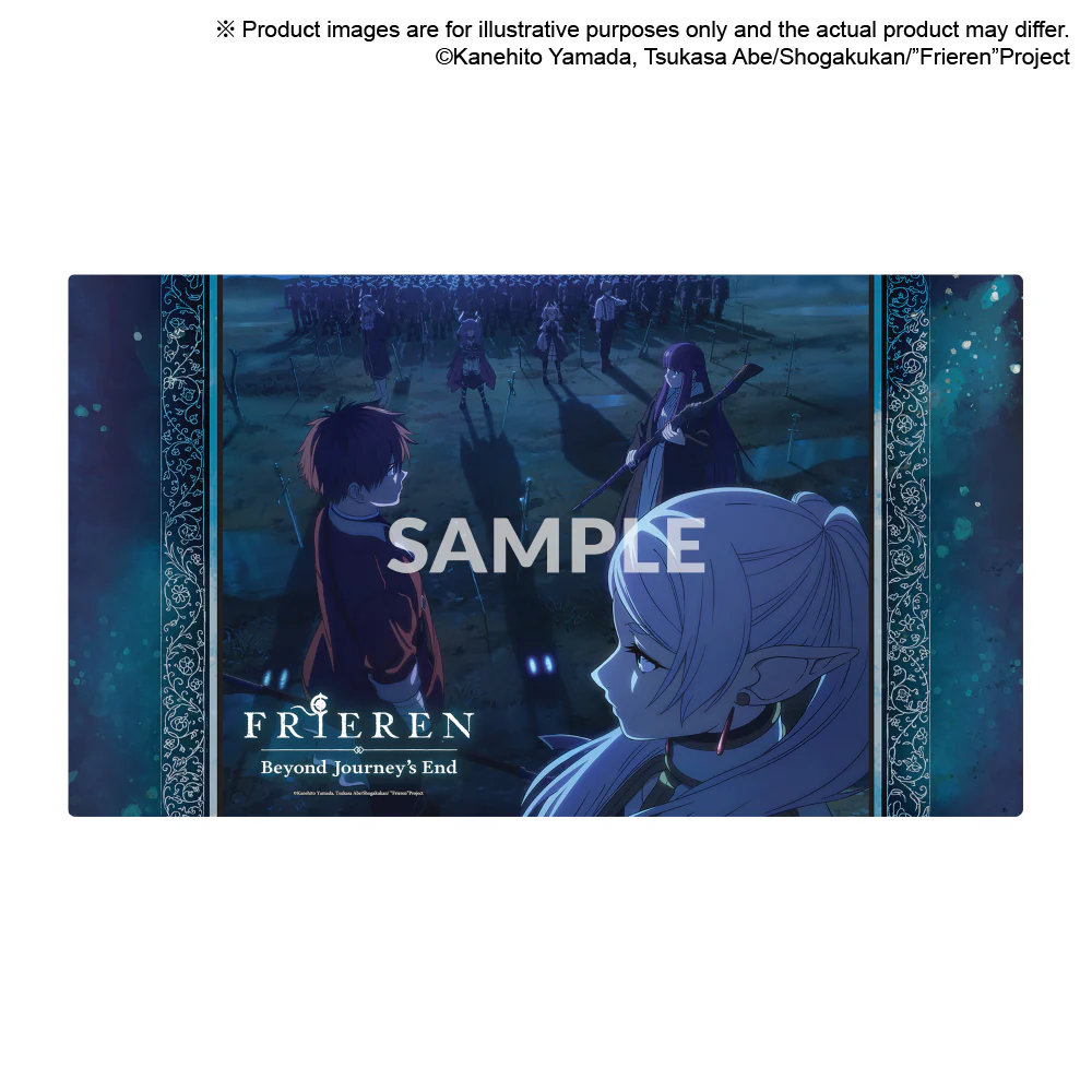 Bushi Supplies Rubber Playmat Vol. 1 - Frieren: Beyond Journey’s End Design A: "Battle Against Aura"