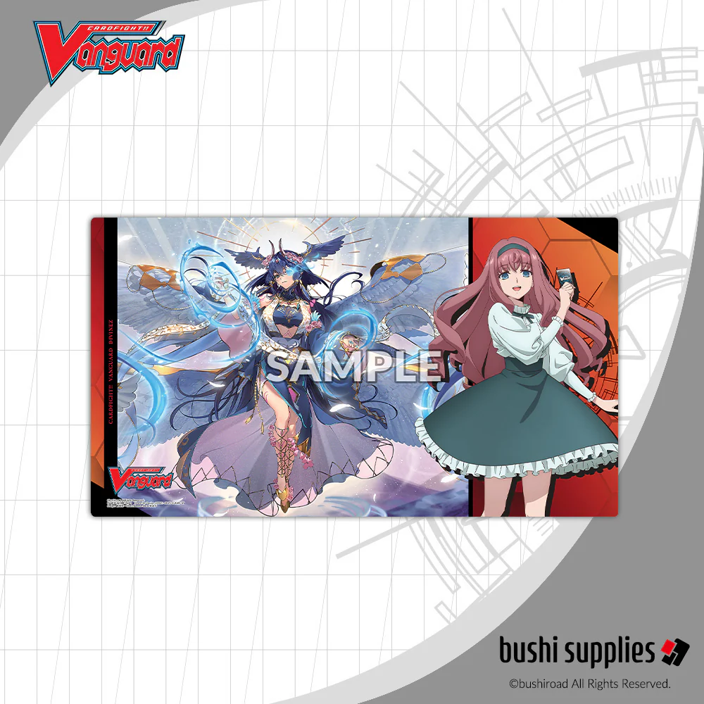 Bushi Supplies Rubber Playmat Vol.11 - CARDFIGHT!! VANGUARD Divinez DELUXE Arc Design B: "Mirei & Bavsargra Aksayya"