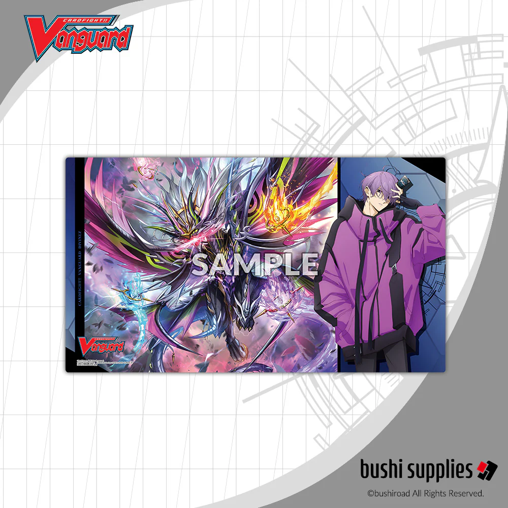 Bushi Supplies Rubber Playmat Vol.12 - CARDFIGHT!! VANGUARD Divinez DELUXE Finals Design B: "Michiru & Drajeweled Magnus"