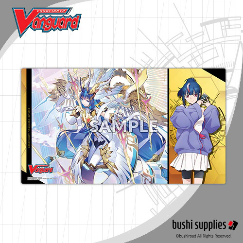 Bushi Supplies Rubber Playmat Vol.13 - CARDFIGHT!! VANGUARD Divinez DELUXE Arc Finals Design B: "Erika & Liael=Draconis"