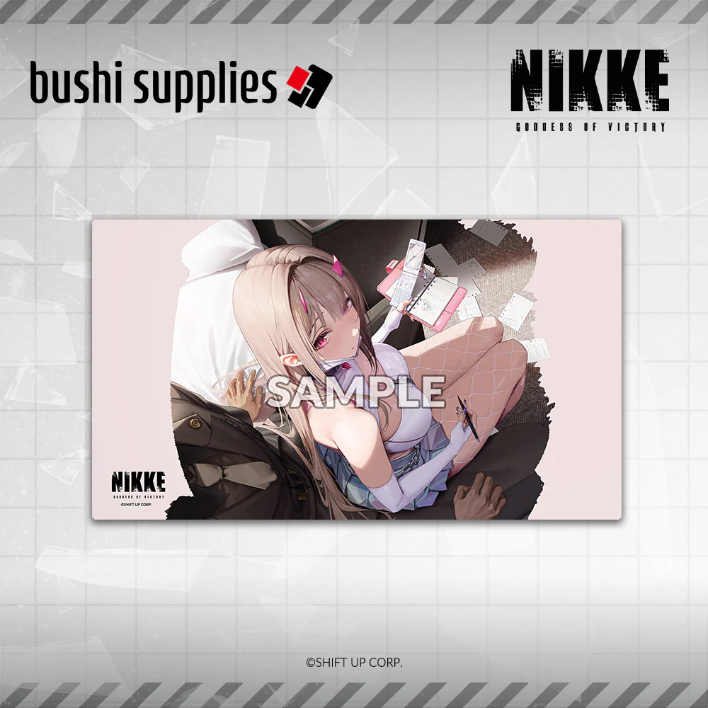Bushi Supplies Rubber Playmat Vol. 17 - GODDESS OF VICTORY: NIKKE Design B: "Viper - Favorite Item" PRE-ORDER